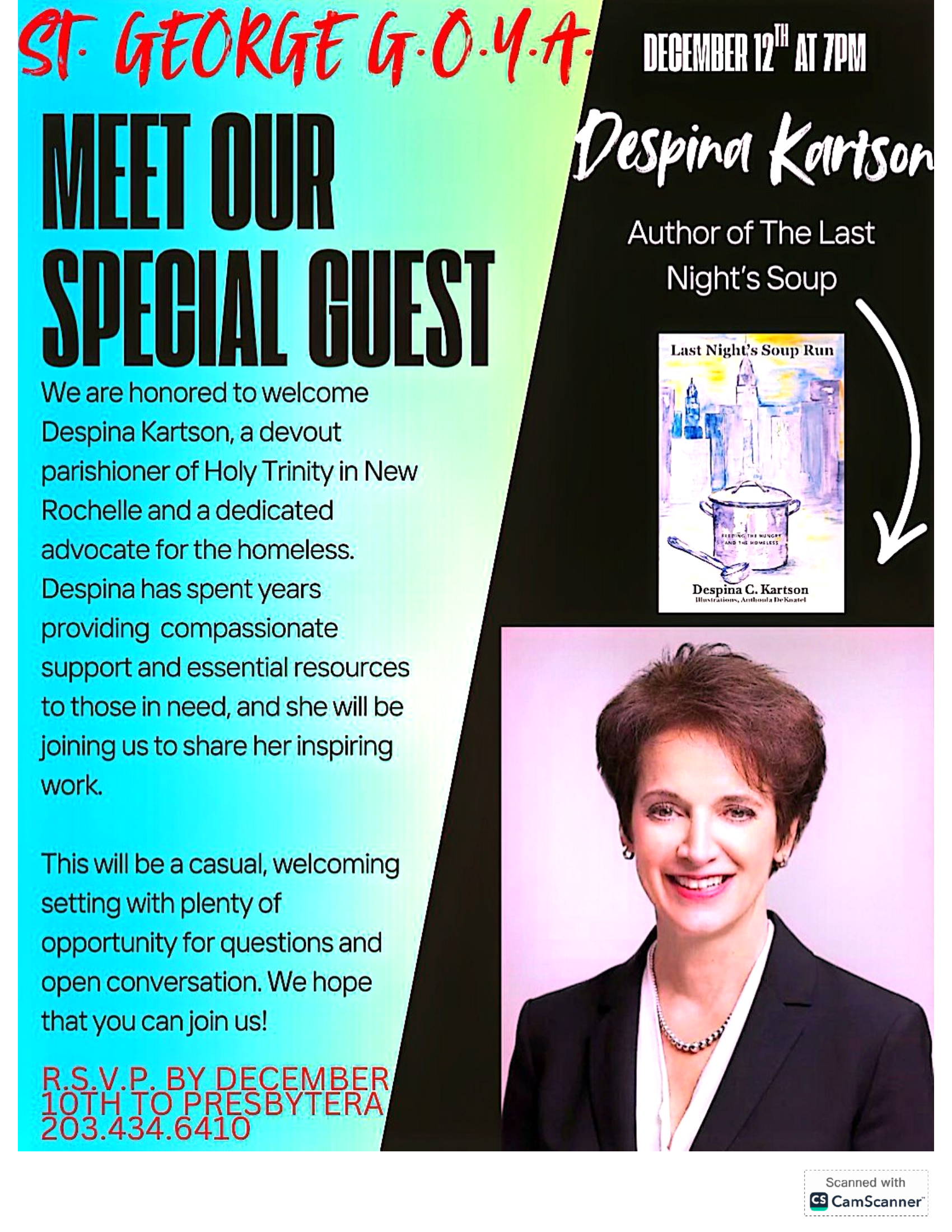 GOYA Guest Speaker - Despina Kartson