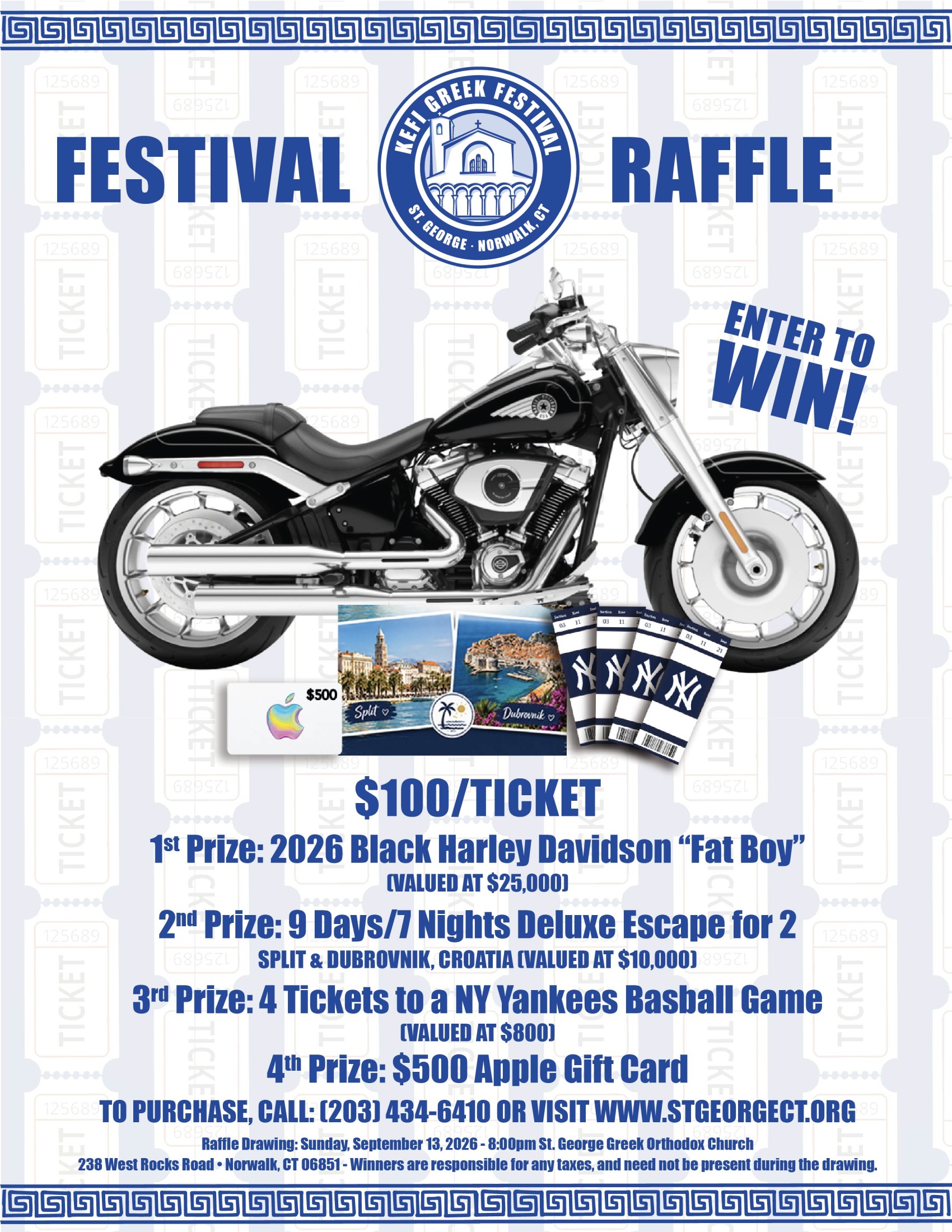 Kefi Raffle Flyer