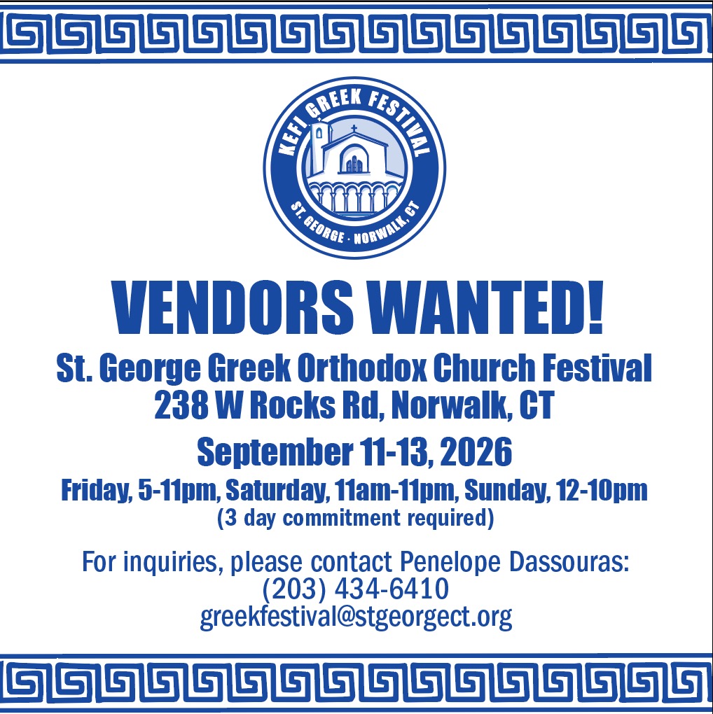 2026 Kefi Festival - Vendors Wanted Flyer